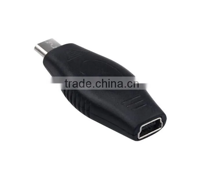 Mini USB Male to USB Female 90 degree Vertical Right Angled Adapter