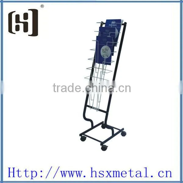library wire tabloid newspaper rack HSX-1958