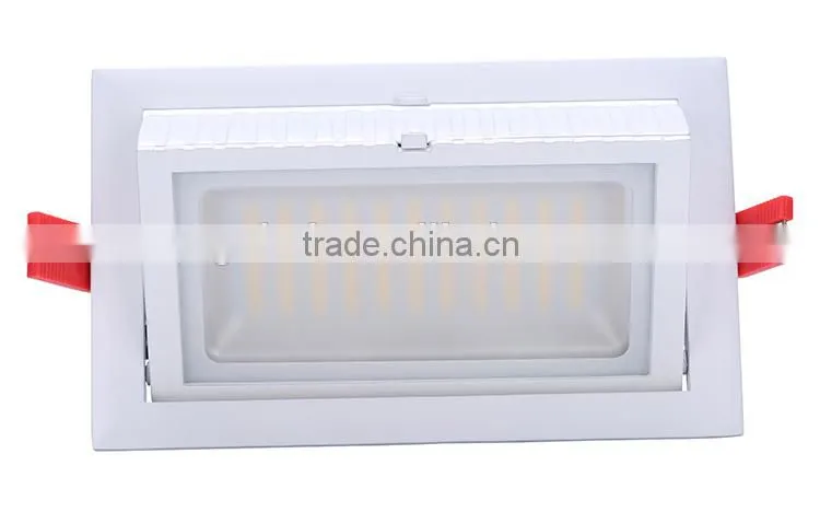 Excellent quality led windows shop light rectangular downlight 48w