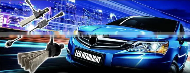 12v-24v auto fanless 6000LM h4 car led headlight on hot sell