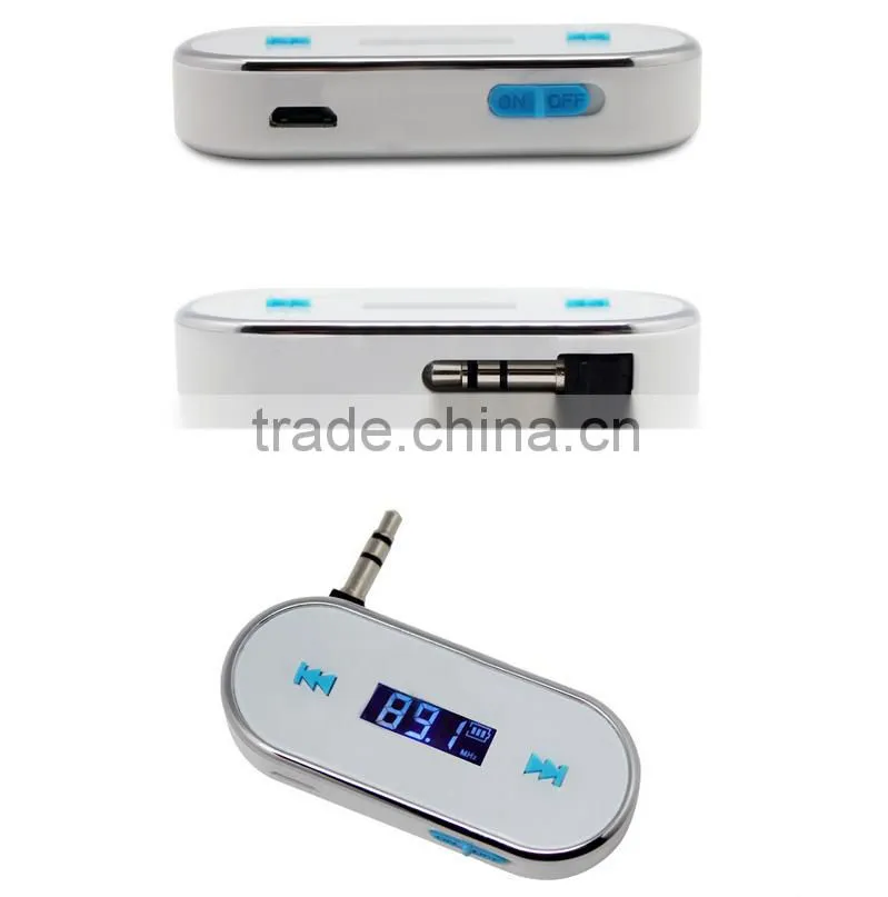 Wholesale Factory 3.5mm In-car Wireless Car Fm Transmitter , Stereo Wireless FM Transmitter For Car MP3 Player