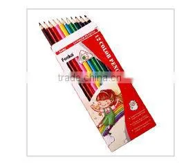 7'' Good Quality Plastic Color Pencil/flexible color pencil/color pencil set