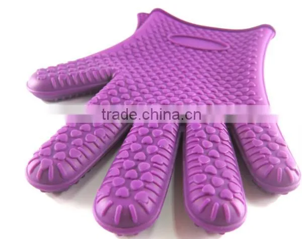 Kitchen Cooking Oven Heat Resistant Silicone Gloves