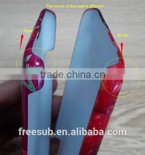 3D sublimation films for 3D phone covers case blank Film for 3D sublimation transfer machine 3D Sublimation
