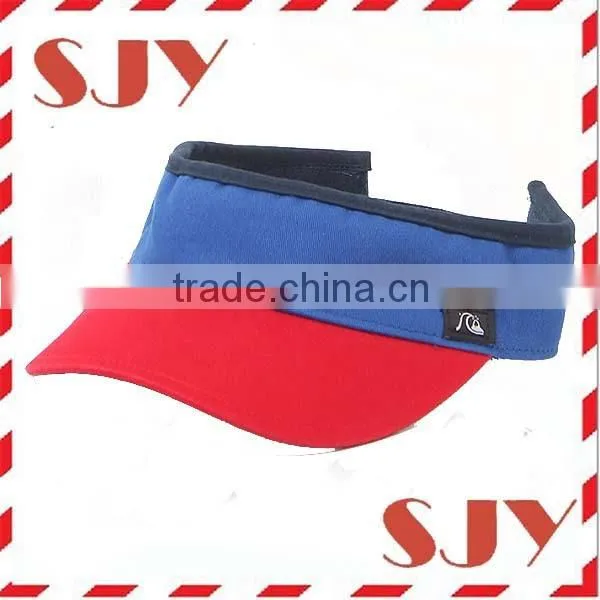 Sun protection wide brim sun visor elastic back sun visor hat