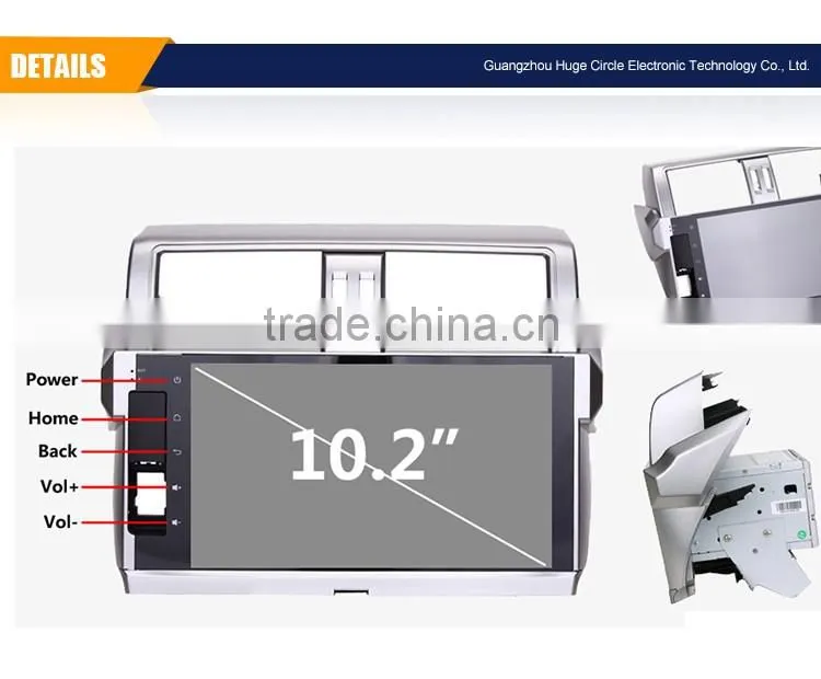 Cheap 10.2 Inch Dynamic Background Pictures Selectable car gps android dvd player for toyota