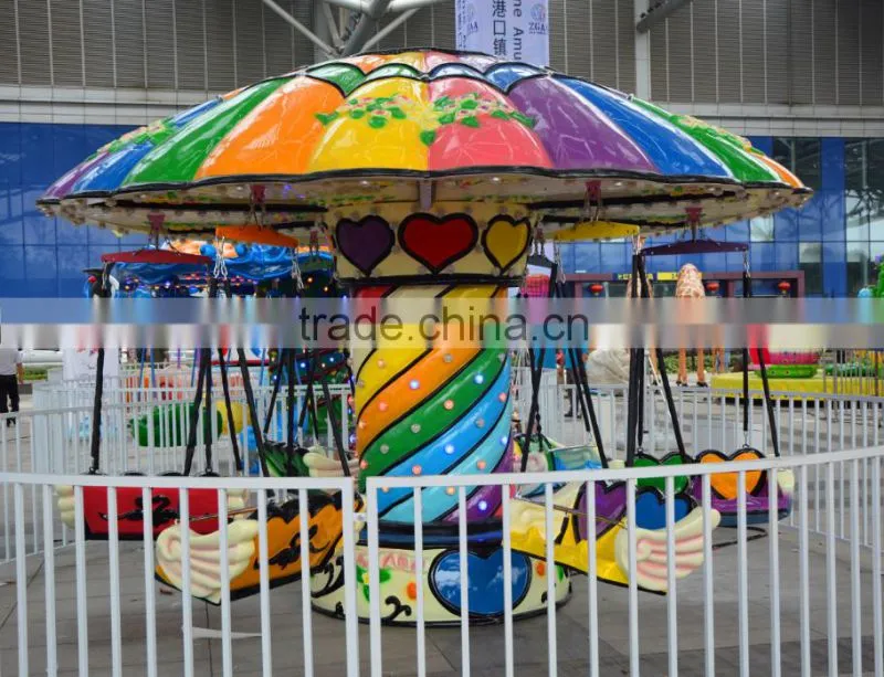 Outdoor funfair rides the Ocean Flying Chair amusement park equipment