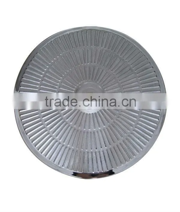 Chrome Round Wrought Iron Coffee Table Base