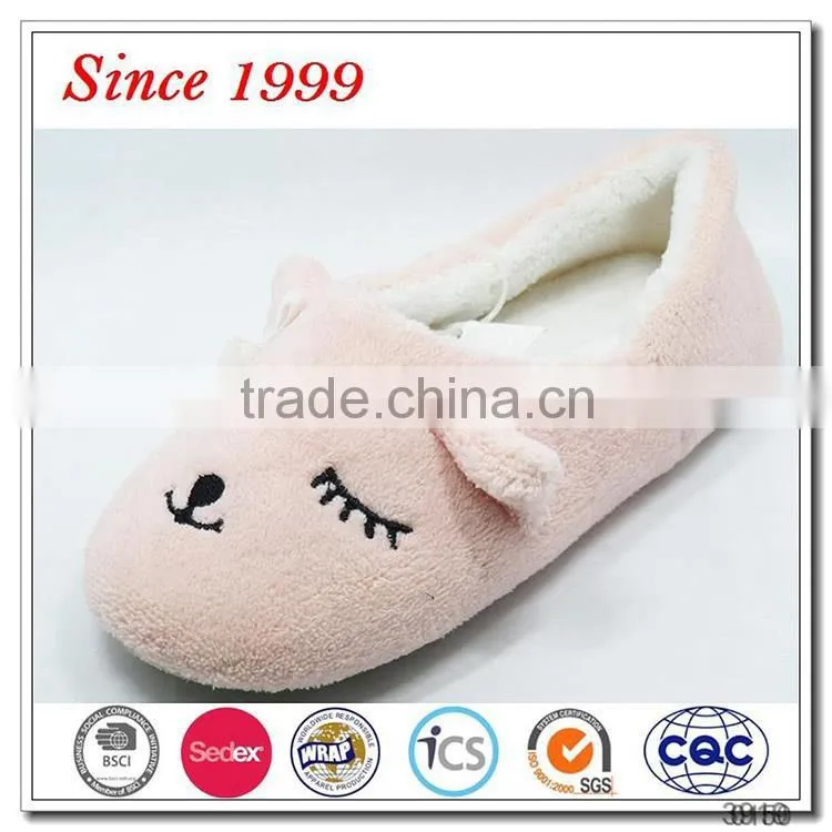 hot sale good quality plush angry emoji slipper for kids