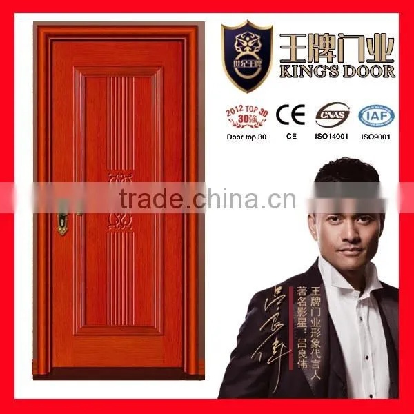 High quality solid wooden venner painting door for project