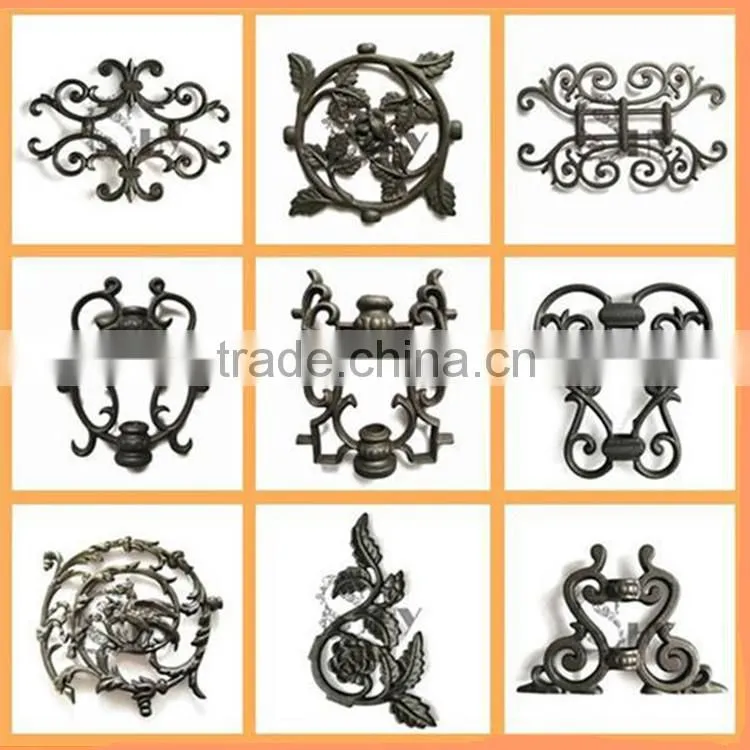 Decorative Ornamental Wrought Iron Balustrade