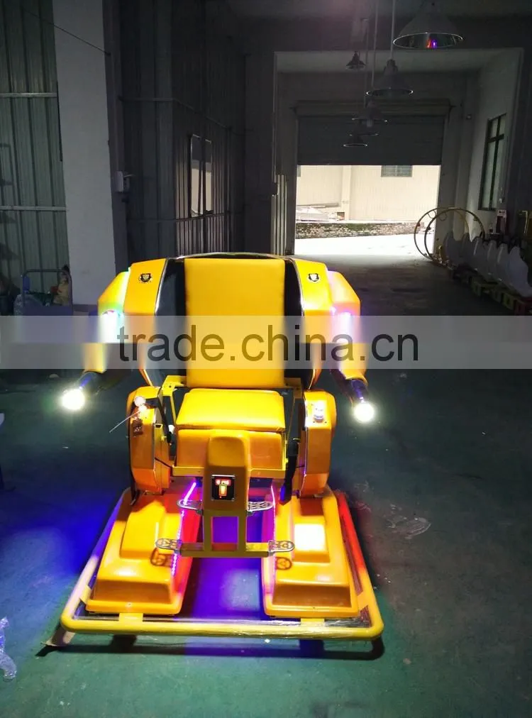 CE proved 360 degree rotating robot amusement machine kiddie ride arcade game machine for game center