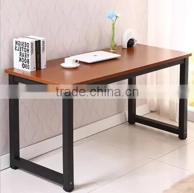 simple steel wood computer desk of modern design