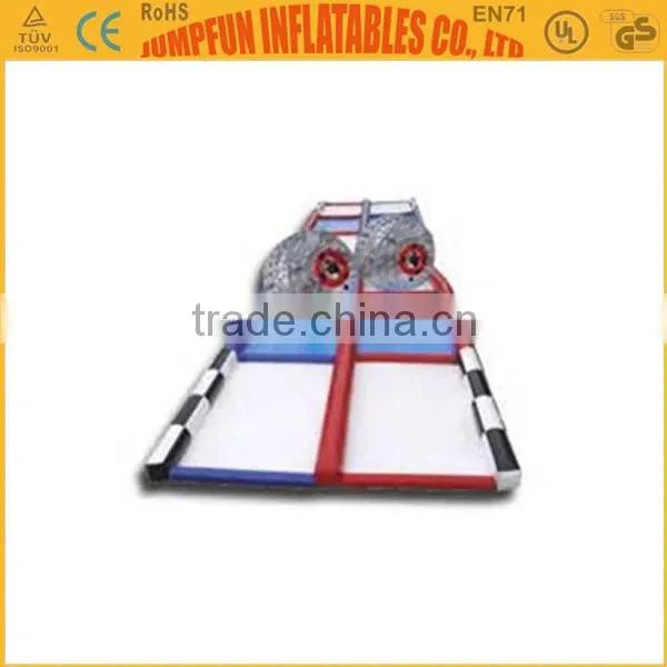 JFZB-241 zorb ball x treme race track,Hot inflatable hamster ball race track