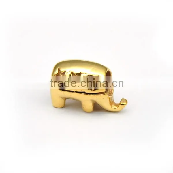 Gold Plated Bracelet Beads Accessories in Stainless Steel