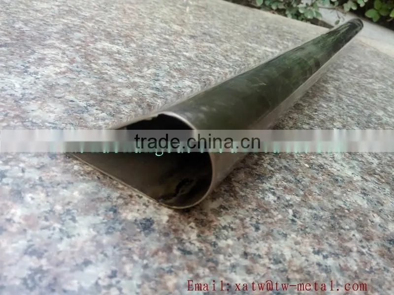 Ti6AL4V titanium water drop tube Gr.5 titanium seamless tube Gr.5 titanium special tube wholesale