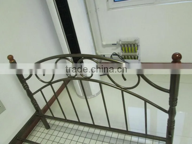 antique metal bed with modern design