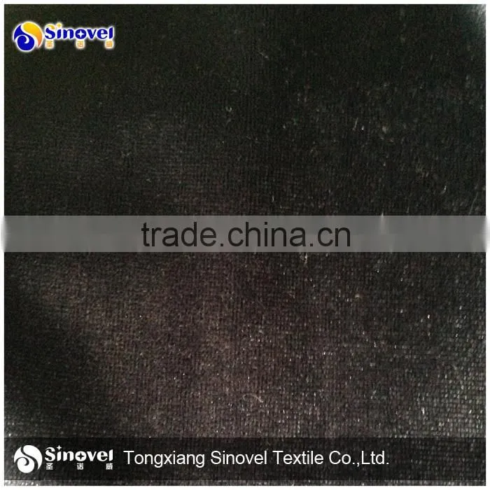 Spandex velvet for garment/Stretch velvet/Polyester & Spandex velvet