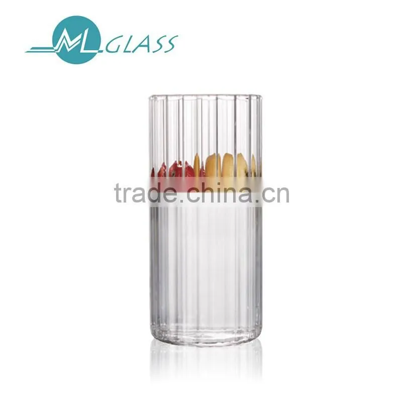 300ml handmade glassware borosilicate clear glass tea cups