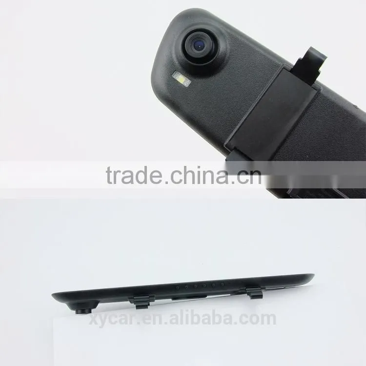 2.7 inch 720p manual rear view mirror monitor car camera hd dvr XY-9627