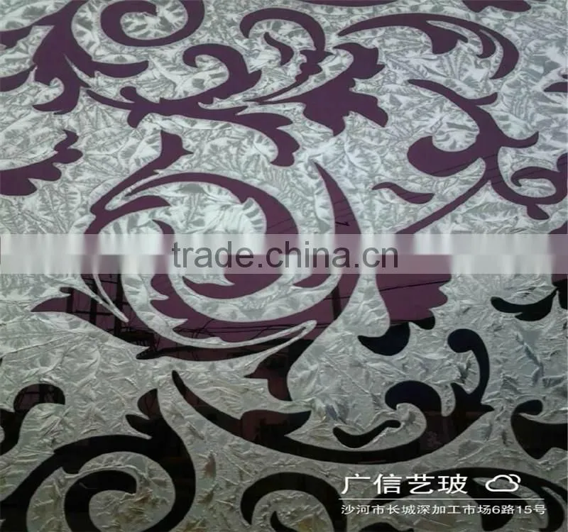stereo pattern decorative color mirror
