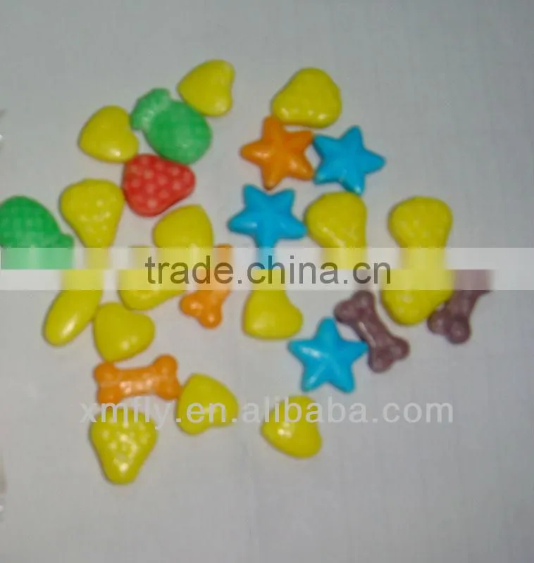 Fruit flavours necklace compressed candy