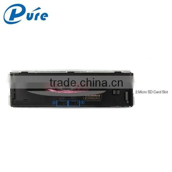 7 Inch Singel Din GPS Radio Player LCD HD Car DVD Player with AUX/Bluetooth/GPS