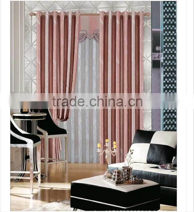 2015 hot sale printed designed No. 21 window curtains, made- up black out fabric in home or hotel