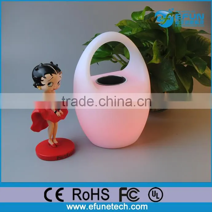 remote control color changed rechargeable mini novelty wireless bluetooth speaker with led light