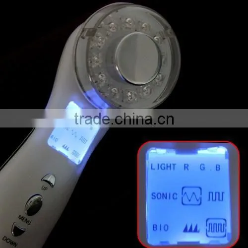 LCD Seven Colour Photon facial care with ultrasonic skin rejuvenation
