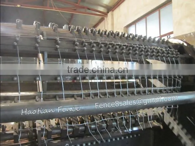 Ranch Woven Field Fence 2.5mm diameter cattle wire fence 1.2m high galvanized surface livestock fencing