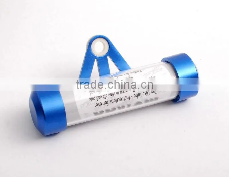 Tax Paper Holder Blue Disc Tube for Motorcycle/Bike/Motorbike/Scooter/Quad/Moped