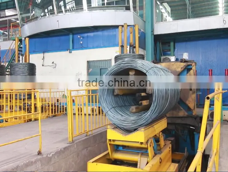Cold ribbed steel wire production line