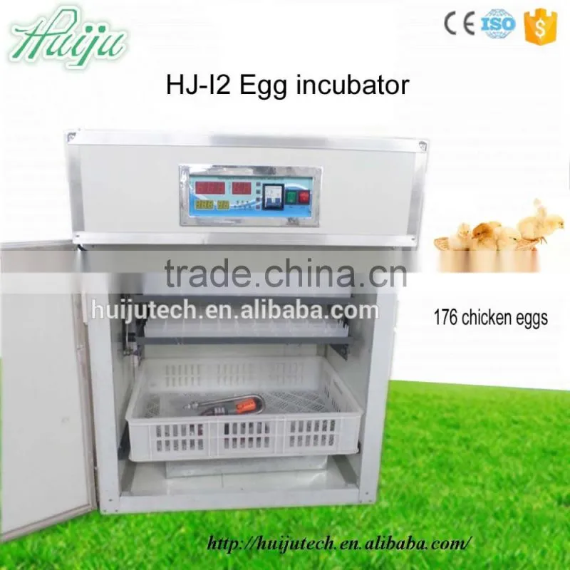 CE approved high quality capacity 442 egg incubator for quail in hot sale HJ-I2
