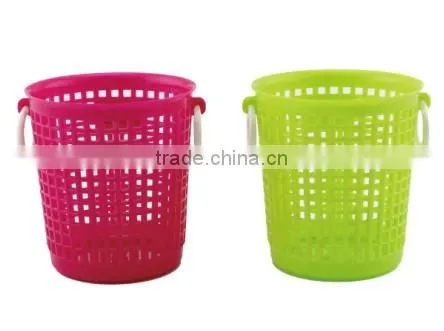 small round plastic storage basket on hot sale