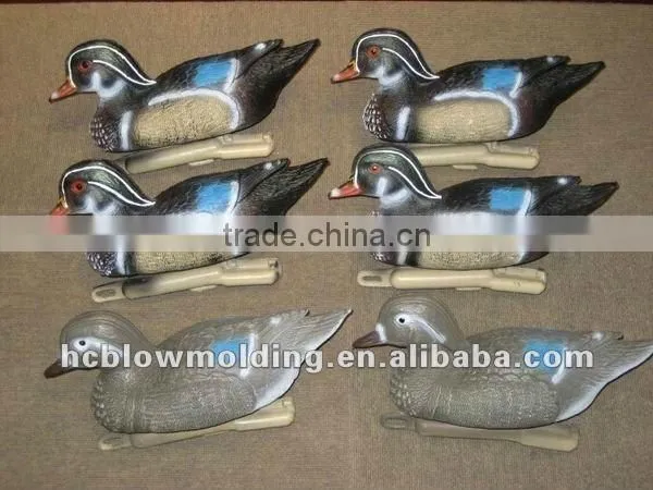 duck decoy hdpe blow molding XPE foam feeder hunting animal decoration