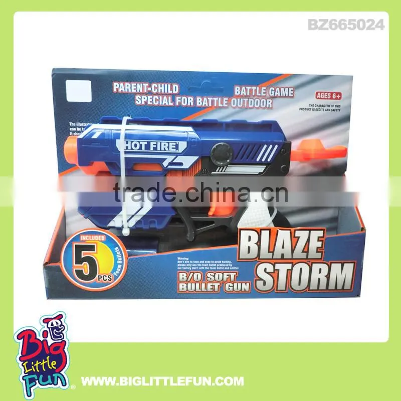 Electric shooting toys gun sniper with 30 soft bullets