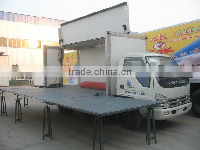 forland 4x2 Mobile led screen truck, stage truck