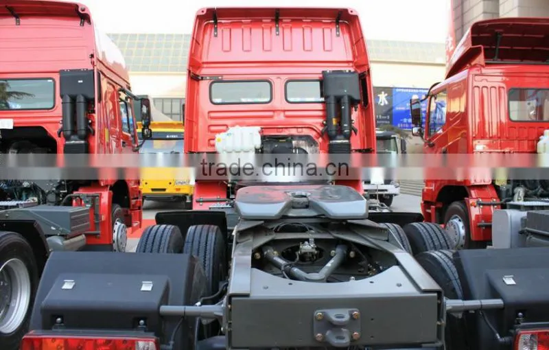 Beautiful color Sinotruk 380hp 6x4 howo towing vehicle/ tractor truck