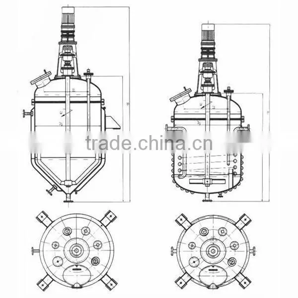 China professional Outer coil heating reactor