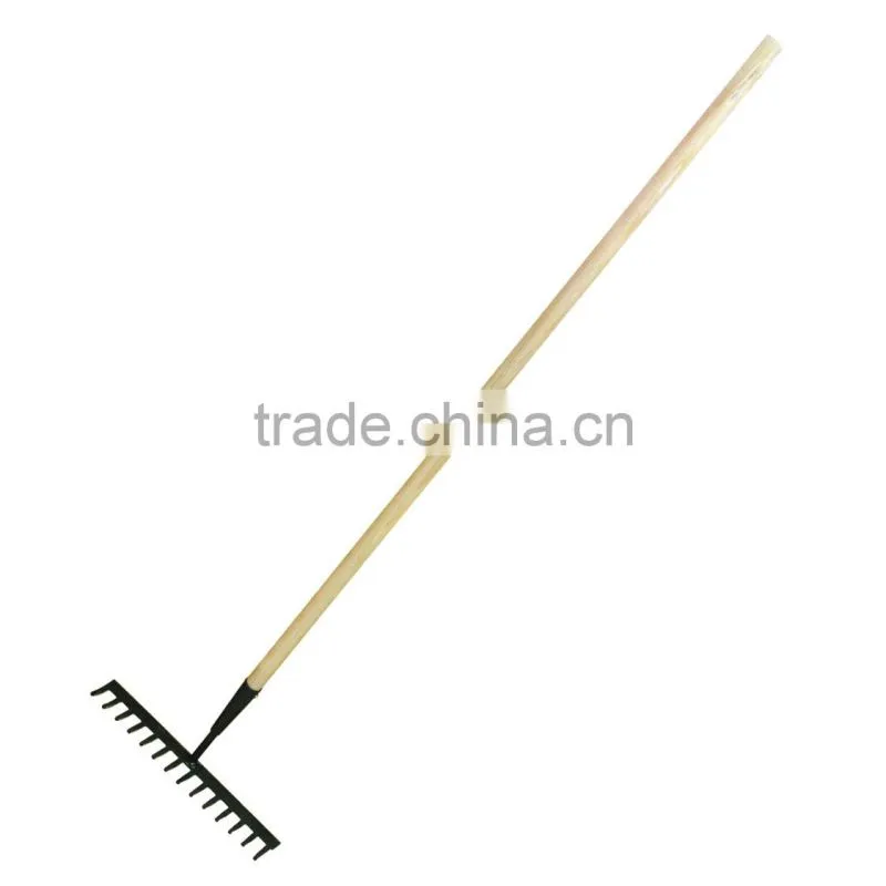 3 teeth cultivator with plastic coated fiberglass handle