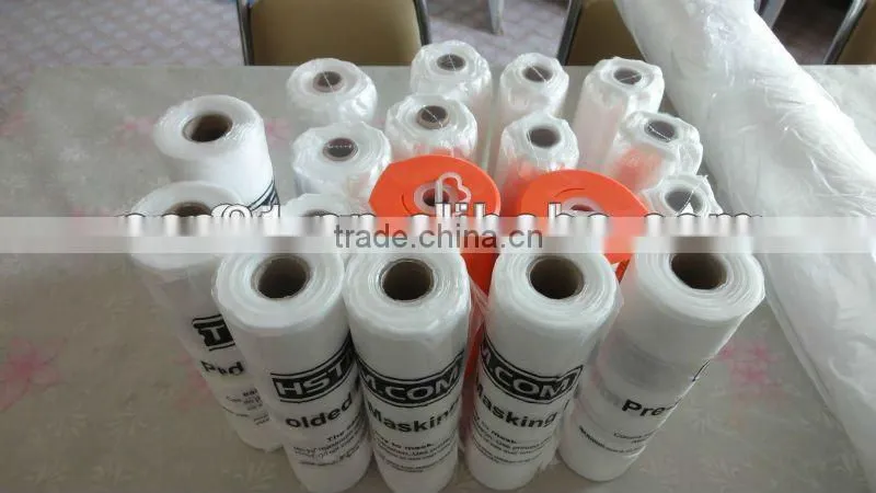 HDPE Pre-taped Masking Film