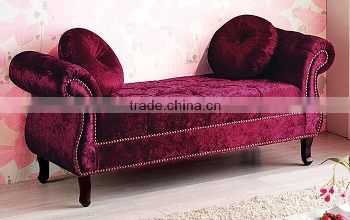 Best sale wine color new model sofa