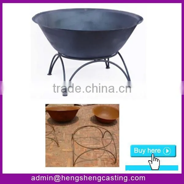 2016 Chinese suppliers fire pit outdoor, bowl fire pit , cast iron bowl fire pit