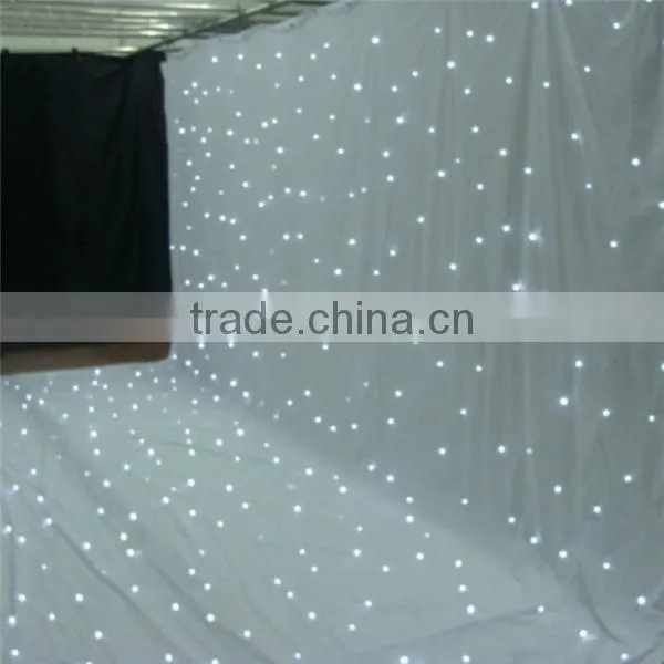 Led star curtain indoor flexible wedding stage decoration