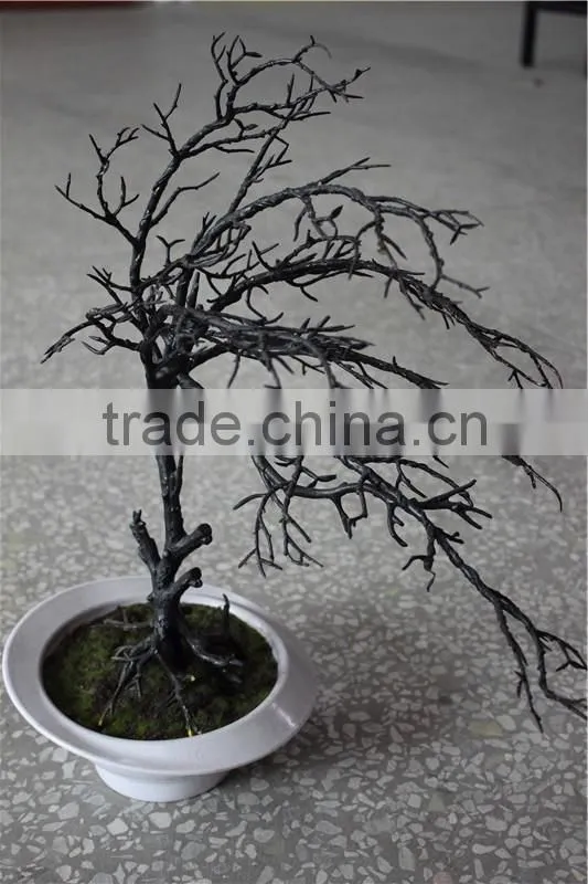 man made resin craft artificial led light bulb potted tree