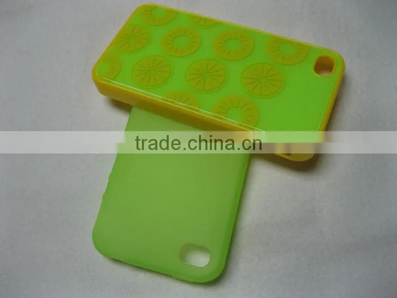 2015 hot sale noctilucent PC phone cover,soft silicone phone case