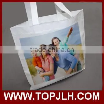 Non woven promotional sublimation printing tote bag for wholesale