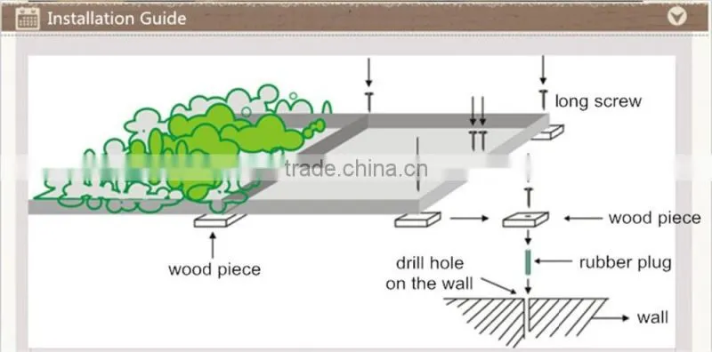 artificial green plants wall for sale