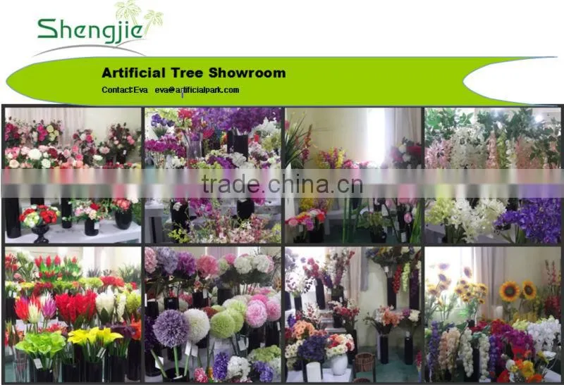 bonsai artificial plants,party decoration, shengjie artificial purple perilla for wholesale